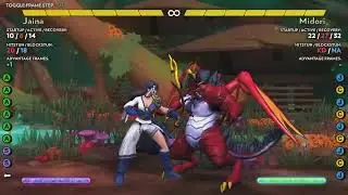 Fantasy Strike - jaina 6 DMG combo
