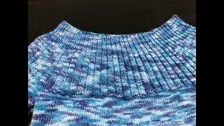 Knitting Yoke Neck for teenager above (गोल योक वाला गला कैसे बनाये।) | Knitting Hindi Video bunai