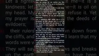 Psalm 141 - Daily Bible Read #biblestudy