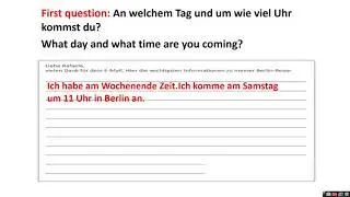 ÖSD A1 - EINEN BRIEF / EINE E-MAIL SCHREIBEN
