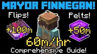 How to make 60m/hr with Mayor Finnegan! | Hypixel Skyblock