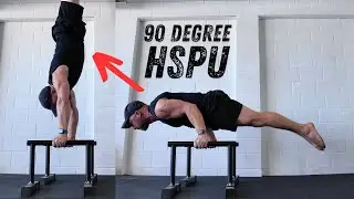 90 Degree Handstand Push Up Tutorial (EASIER P BAR METHOD)