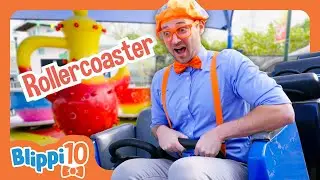 Blippi's Top Ten Amusement Parks! | BEST OF BLIPPI TOYS | Educational Videos for Kids