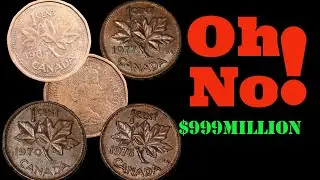 Top 5 Canadian 1 Cent Coins Could Make You a Millionaire! Coins Worth Money