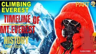 Timeline of Mount Everest expeditions ( Part 2)  1988-2023  #everest #history