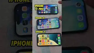 iPhone 15  vs iPhone 13 Pro vs iPhone 11 😈 BGMI Test