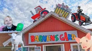 Barnens gård. Massa söta djur och vattenland. VLOGG
