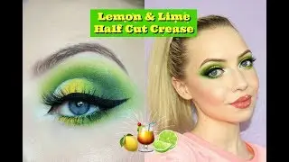Lemon & Lime | Half Cut Crease How-To Tutorial 🍋