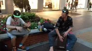 Hijazz handpan & cajon busking