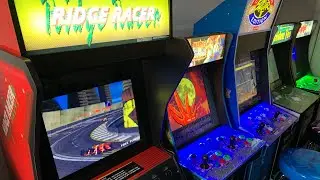 ARCADE1UP AT NIGHT!  Ace Driver on the Ridge Racer Arcade1up Cabinet