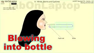 NCERT Class 7th Activity 8.2 | Wind Storm & Cyclone | Blowing Into Bottle | labOnLaptop