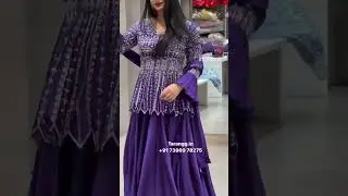 peplum top 🥰🎉with skirt in purple colour 💜 sizes available S/M/L, XL and XXL WhatsApp : 73969 78275