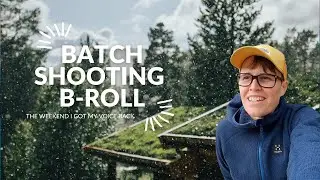 Batch shooting b-roll for short form videos - The weekend I found my voice again at Savalen