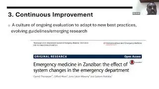 SERIES 11: Quality Improvement at ED MUHAS Emory PEM Lecture Series Nov 2025