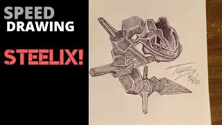 POKEMON STEELIX SPEED DRAWING!