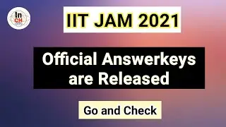 IIT JAM 2021 Official Answerkeys are Released || Go and Check 👍