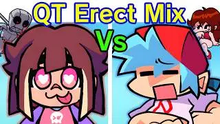 FNF VS QT: REWIRED - Erect Remix Update (Friday Night Funkin' Mod) (BF & GF)