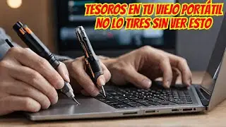 &iexcl;Descubre los tesoros que puedes reciclar de un laptop viejo con un atornillador Kaiweets ES21!