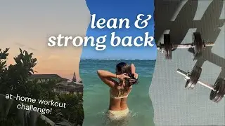 At-Home 5 Minute Back Workout // Strong, Toned Back with Dumbbells & Bodyweight Exercises!