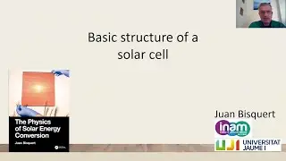Course on Solar Energy Conversion - 14. Basic structure of a solar cell | Juan Bisquert