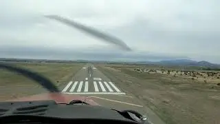 Landing at Santa Fe, New Mexico Airport