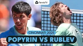 3:30hr Alexei Popyrin vs Andrey Rublev MARATHON 🥵 | Cincinnati 2025 Highlights