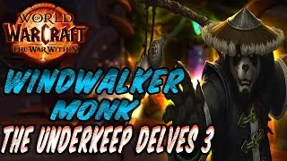 WindWalker  Monk  Solo the underkeep Delv 3 - The War Within - POV - #delves #thewarwithin Monk DD
