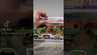 FUNKO POP MOVIES TEENAGE MUTANT NINJA TURTLES MUTANT MAYHEM 4 PACK AMAZON EXCLUSIVE GLOW IN THE DARK