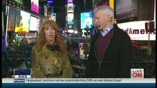 New Year's Eve Live 2012 Anderson Cooper Kathy Griffin Times Square New York (2/12)