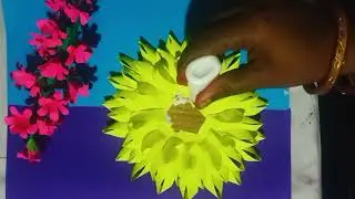 unique Paper Sunflower Making ideas.Paper Craft Ideas for Home decoration - Paper Craft ideas.