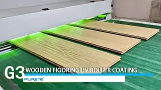 Wood floor uv roller coating furniture home decoration door Surface Finish#machine #manufacturing