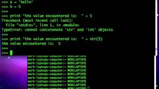 Python 07:  Types and Type Conversions
