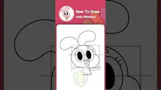 🎨 How to Draw Anais Watterson from The Amazing World of Gumball 🐰✨ #shorts