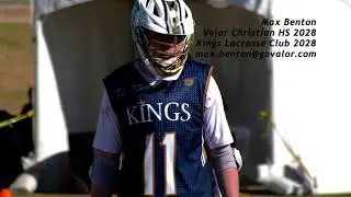 Max Benton Western Lacrosse Federation Elite Championships Highlights 2026