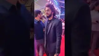 The Charming Super Hero  arrived at the #SIIMA2022 Red Carpet in style.