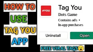 HOW TO USE TAG YOU APP| YOUTUBE KI VIDEOS KE TAGS KHA SE SEARCH KARE | BEST TAGS APPS | YOUTUBE TAGS