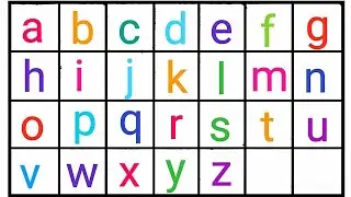 small letter abc | lowercase abcd writing practice for children | twin kids zone