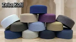 Zeba Premium Hard Kufi Caps | Elegant Structured Islamic Prayer Caps | Multiple Colors