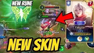 TAARA NEW SKIN YAKUZA + NEW RUNES + COMMENTARY GUIDE | AoV | 傳說對決 | RoV | Li&ecirc;n Qu&acirc;n Mobile