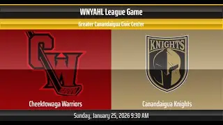 Cheektowaga Warriors - Trigilio vs. Canandaigua Knights - Carissimo | 11U AA Travel