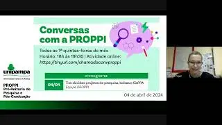 Tira dúvidas projetos de pesquisa, bolsas e SisPPA
