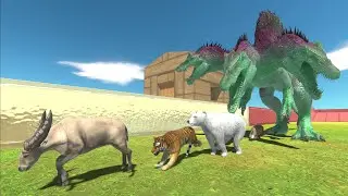 Escape from HYDRA SPINOSAURUS - Animal Revolt Battle Simulator