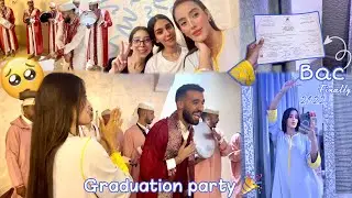 واخييرااا🥹…اجواء قبل النتائج❤️درت حفلة و فرحت بالنجاح ديالي🎓💃🏽