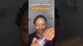 My natural hair moisturizing routine for the week #naturalhairjourney #type4hair