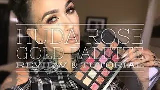 Huda Rose Gold Palette Review and Tutorial