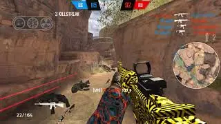 Bullet Force - M16 and Deagle TDM gameplay