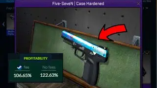 PROFITABLE Five-SeveN Blue Gem Trade Up (0.0003 Float)