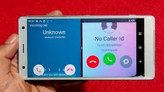 SONY xperia xz2 HORIZONTAL position 2 call assistant/ incoming call