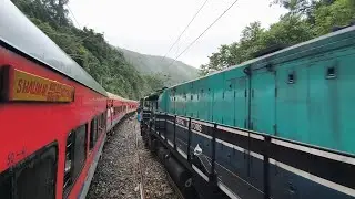 GT46PAC 12001 WDG4 Godfather in banker duty!! Electro motive Diesel triplets || Braganza Ghats