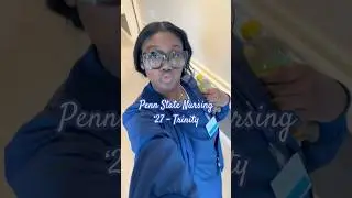 Follow Trinity, a &lsquo;27 ​@PennStateCollegeofNursing student for the week! 👏🏿 #pennstate #nursing